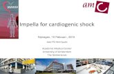 Impella for cardiogenic shock - NVHVV...2014 IABP III/A Routine use of IABP in patients with cardiogenic shock is not recommended Left ventricular assist devices IIb/C Short-term mechanical