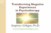 Stephen Gilligan, Ph.D. - Brief Therapy Conference 2018 · Each life is a creative journey. 2. On this creative journey, many negative experiences will be encountered. They are integral
