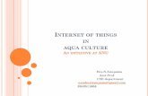 Internet of things in aqua cultureAPHRDI/2018/2-feb/iot/… · INTERNET OF THINGS IN AQUA CULTURE AN INITIATIVE AT ANU Mrs.N.Anupama Asst Prof CSE department namburianupama@gmail.com