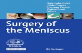Surgery of the Meniscus · and transmission or information storage and retrieval, electronic adaptation, computer software, ... the “organ”, that is, the knee joint, was noted