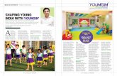 SHAPING YOUNG INDIA WITH YOUNGIN’ · 54 franchiseindia.com March 2018 55 franchiseindia.com March 2018 BRAND CONNECT YOUNGIN’ INTERNATIONAL A second generation entrepreneur and