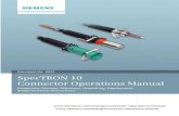 SpecTRON 10 Rev8 Connectors Operations Manual · SpecTRON 10 MK II CONNECTORS - PROTECTION, STORAGE, SHIPMENT, UNPACKING,DEPLOYMENT & MAINTENANCE INSTRUCTIONS Doc No: DOC0074 Rev