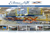 Better On Every Level · Edmolift manufacture approximately 10,000 scissor lift tables each year and export worldwide Edmolift are members of ALEM (Association of Loading & Elevating