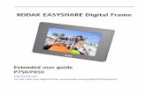 KODAK EASYSHARE Digital Frame€¦ · To save space on your frame, first resize your pictures on your computer (800 x 600 resolution is best). 1 Connect your frame to the computer