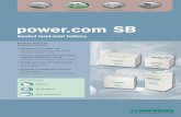 Motive Power Systems Reserve Power Systems Special Power ... · I si s m o C n i n g n b e t ri b s z u n g Fig. E W L W H H L W L W W H power.com SB HOPPECKE Batterien GmbH & Co.