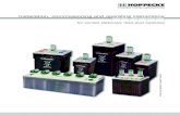 Installation, commissioning and operating instructions€¦ · HOPPECKE specialists (or by personnel authorized by HOPPECKE) only; personnel must be familiar with battery handling