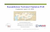 Kazakhstan National Opinion Poll - IRI May 19 Survey of... · Conducted: April 3-13, 2010 1 International Republican Institute Baltic Surveys Ltd. / The Gallup Organization ... on