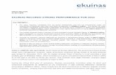 PRESS RELEASE 30042013 - Ekuinas Records Strong … · 2020-01-31 · Microsoft Word - PRESS RELEASE 30042013 - Ekuinas Records Strong Performance for 2012.doc Author: azira Created