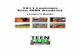 2012 Louisiana Teen CERT Academy€¦ · 2012 Teen CERT Academy . Photo/Video Release Form . I, _____, hereby authorize all sponsoring agencies of the 2012 . Teen CERT Preparedness