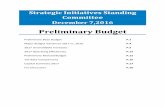 2017 One-line proof - Town of Collingwood · Strategic Initiatives Standing Committee December 7,2016 . Preliminary Budget . Preliminary Base Budget . P.1. Major Budget Variances