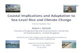 Coastal Implications and Adaptation to Sea-Level Rise and ... · Coastal Implications and Adaptation to Sea-Level Rise and Climate Change Eminent Speaker Tour Robert J. Nicholls Faculty