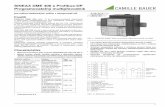 SINEAX DME 406 s Profibus-DP - GMCarchive.gmc.cz/pdf/DME406.pdf · SINEAX DME 406 v pouzdru T24 upevněný na liště. • Lze nastavit převodní poměry transformátorů proudu