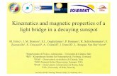 Kinematics and magnetic properties of a light bridge in a decaying … · 2017-05-23 · 2nd SOLARNET Meeting. Palermo (Italy), 2-5 February 2015 1Dipartimento di Fisica e Astronomia