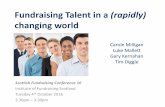 Fundraising Talent in a (rapidly) changing world · Fundraising Talent in a (rapidly) changing world Scottish Fundraising Conference 16 ... –Skills, knowledge, experience –Intelligence