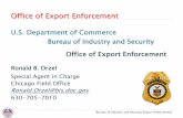 Office of Export Enforcement€¦ · 19/03/2014  · OEE accomplishes its mission through: Preventative and investigative enforcement activities Pursuing criminal and administrative