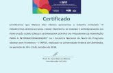 Certificado - UFU · Certificado Certificamos que Gabriel Fiel de Souza apresentou o trabalho intitulado “Interdisciplinaridade e produção de material didático: os desafios na