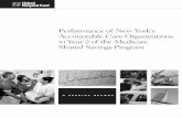 Performance of New York’s Accountable Care Organizations ... · UNITED HOSPITAL FUND Performance of New York’s Accountable Care Organizations in Year 2 of the Medicare Shared