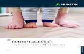 HÅNDBOK HUNTON SILENCIO · PDF file 2019-02-15 · 3 Hunton Silencio ® Thermo Lyddemping og vannbåren gulvvarme i ett og samme produkt. Hunton Silencio Thermo er en lydisolerende
