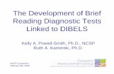 The Development of Brief Reading Diagnostic Tests Linked ... · PA1 = Phonemic Awareness Probe 1 (maximum possible score = 60), PA2 = Phonemic Awareness Probe 2 (maximum possible