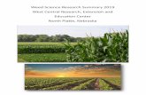 Weed Science Research Summary 2019 West Central Research ... WCREEC Weed Science Research Report.pdf · Rosa S. Ynfante, Guilherme S. Alves, Bruno C. Vieira, Jeffrey A. Golus and