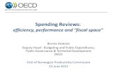 Spending Reviews - Produktivitetskommisjonen · Ronnie Downes Deputy Head - Budgeting and Public Expenditures ... Integrated element of OECD Budget Principles Quality, integrity &