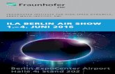 Flyer ILA 2016 - Fraunhofer EMI · 2020-06-23 · ILA BERLIN AIR SHOW 1.– 4. JUNI 2016 Berlin ExpoCenter Airport Halle 4, Stand 202. SMALL SATELLITE TECHNOLOGIES Technology solutions