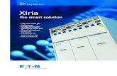 Brochure Xiria 994140B01003 2017 SE · Xiria är namnet på Eaton Holec’s nya generation av 12 och 24 kVs RMU-ställverk. Det är framtaget helt efter marknadens nuvarande och framtida