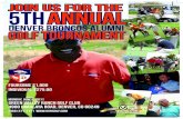 The Broncos Endzone - Golf Tournament€¦ · The Denver Broncos Alumni are hosting their 5th Annual Denver Broncos Alumni Golf Tournament at Green Valley Ranch Golf Club on June