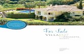 “A unique For Sale Zagaleta Villa For Sale Marbella Malaga D… · For Sale VillaD27 LaZagaleta Benahavis “A unique combination of luxury and tranquillity, a ... The villa is