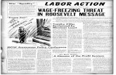 300- 1 · War "Equality" A reporter for LABOR ACTION tells Of two women intervieweä in a Brooklyn grocery store. One the mother Of two children, stated