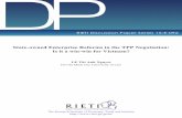 State-owned Enterprise Reforms in the TPP Negotiation: Is ...July 2015 . State-owned Enterprise Reforms in the TPP Negotiation: ... SOE reforms can more transparently and effectively