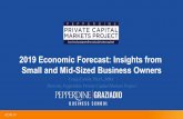 2019 Economic Forecast: Insights from Small and …...• Invite to participate distributed to sample from Dun & Bradstreet Credibility Corp.’s business database • 592 completed