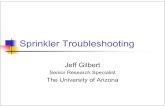 sprinkler troubleshooting WEB - University of Arizona troubleshooting WEB.pdfSelecting Sprinklers & Spacing Ranges • A single sprinkler, when tested with catch cans, delivers most