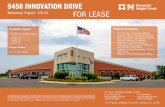9450 INNOVATION DRIVE Manassas, Virginia 20110 FOR LEASE€¦ · 9450 INNOVATION DRIVE Manassas, Virginia 20110 FOR LEASE vailable pace: 13,009 SF of office space, ,88 ,9 Lease erms:
