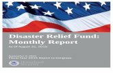 Disaster Relief Fund: Monthly Report - FEMA.gov...September 9, 2015 I am pleased to present the following, “Disaster Relief Fund: Monthly Report,” which has been prepared by the