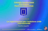 T.Col. Vittorio Villasmunta Le organizzazioni per l ... - Lezione del 24 gi… · ICAO - Organizzazione di un Servizio Meteorologico Aeronautico. 24 ICAO –World Area Forecast System