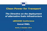 Clean Power for Transport - eBRIDGE Project€¦ · Transport The Clean Power for Transport package •A Communication laying out a comprehensive European alternative fuels strategy