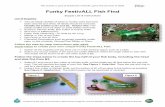 Funky FestivALL Fish Find€¦ · Assembling your Funky FestivALL Fish: 1. Gather B2 (the bottom body of your fish with the tail fin) and B1 (the top body of the fish with the side