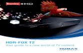 Digital A5 HDR FOX-T2 · PDF file Freeview TV and glorious HD Whether you like documentaries, dramas, comedies or ﬁ lms, you’ll always ﬁ nd something you want to watch with Freeview’s