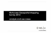 FinAccess Geospatial Mapping Survey 2015 analysis and use ... · Survey 2015 analysis and use cases . usabledata % of population being served . Population Distribution . Bank Infrastructure