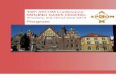 program brochure - APCOM · Program It.-'.iiiill (Niii' 39th APCOM Conference "Mining goes digital", Wroclaw, Poland 4th-6th of June 2019 Sponsors Silver sponsors SANDVIK KOMAtSU