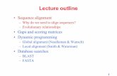 Lecture outlineLecture outlineuser.ceng.metu.edu.tr/~tcan/ceng465_f1718/Schedule/ceng465_wee… · 2. Evolution 3. Sequence conservation implies function Alignment is the key to •