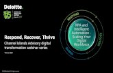 Respond, Recover, Thrive · transformation webinar series 10 June 2020 RPA and Intelligent Automation - Scaling Your Digital ... Cheap big data tools have made it computationally