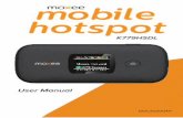 mobile hotspot · 2020-07-19 · Your hotspot’s high-performance ﬁrewall feature continuously monitors internet tra˚c, protecting your network and connected devices from malicious