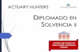 DIPLOMADO EN SOLVENCIA II - Actuary Huntersde sept de 2016 $3,999+IVA Diplomado Completo 84 Horas 4 de jun al 3 de sept de 2016 $19,999 + IVA Diplomado Completo: $19,999 + IVA Contamos