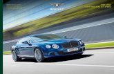 THE NEW CONTINENTAL GT SPEED - · PDF file 2014-07-31 · Bentley’s new Continental GT Speed coupé is capable of fast lap times, but it’s a real-world supercar, not a track special.