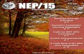 NEP/15 Fall 2016apadiv15.org/wp-content/uploads/2016/11/NEP-Fall-2016.pdf · NEP/15 Fall 2016 Educational Psychology Message from the President p. 2 Executive Committee Meeting Highlights