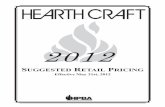 HEARTH CRAFT GLASS DOOR ENCLOSURES ARE NOT IN- … Lists/Hearthcraft_Catalog.pdf · HEARTH CRAFT GLASS DOOR ENCLOSURES ARE NOT IN- ... (5) years from date of purchase against defects