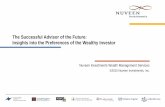 The Successful Advisor of the Future: Insights into the ... · Net Worth and Ultra High Net Worth Markets 2014, Cerulli, December 2014. High net worth is defined at more than $5 million