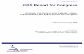 Botnets, Cybercrime, and Cyberterrorism: Vulnerabilities and … · CRS-3 10 All methods of computer attack are within the current capabilities of several nations. See CRS Report